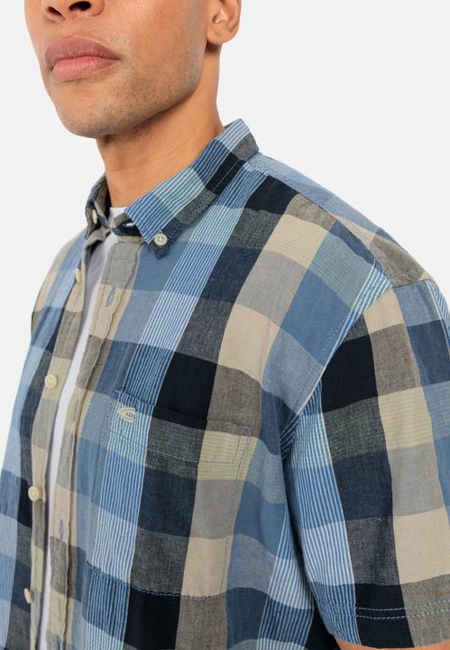 Immagine prodotto Camel Active Camicia a quadri in misto lino (XXL)