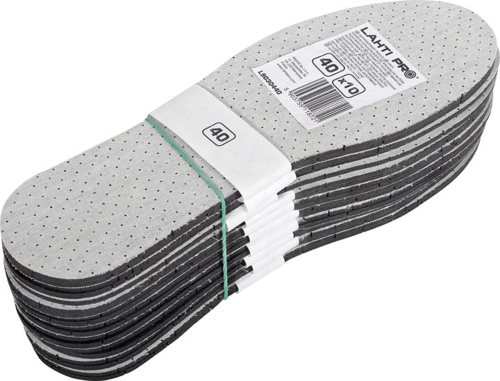 Actual product image Lahti Pro Antiperspirant shoe insoles, 10 pairs, "45", lahti