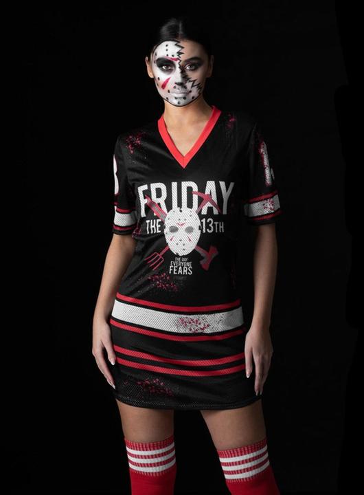 Produktbild Smiffys Freitag der 13. Jason Hockey Kleid für Frauen (M)