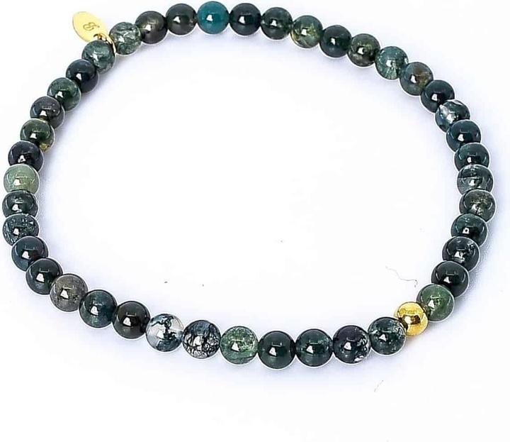 Image du produit Balibay Moena (18 cm, Argent sterling 925, Agate de mousse, Pierre précieuse, Agate)