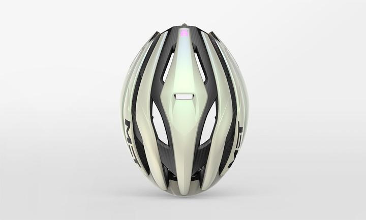 Actual product image MET Helmet Trenta 3K Carbon Mips, Vanilla Ice Gold, Matt, M (56 - 58 cm)