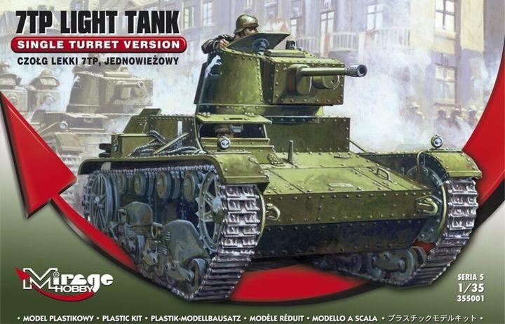 Immagine prodotto Mirage Hobby Carro armato leggero 7TP Versione a torretta singola