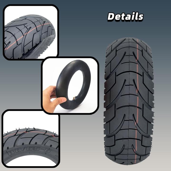 Image du produit Msuitable 10 Zoll E-Scooter Off-Road Reifen