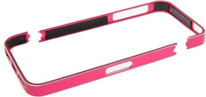Produktbild König Design Schutzhülle Aluminium Bumper für Handy Apple iPhone 5 & 5S orange (Apple iPhone 5)