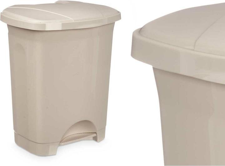 Image du produit Natec Papierkorb mit Pedal Beige Kunststoff 10 L (8 Stück) (10 l)