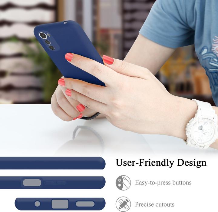 Productafbeelding Cadorabo TPU Liquid Silicone Hoesje Cover voor Motorola MOTO E32 4G / E32S (Motorola Moto E32s)
