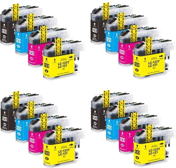Image du produit Hermex Cartouche d'encre compatible XL pour Brother MFC-J470DW (M, CF, Y, C)