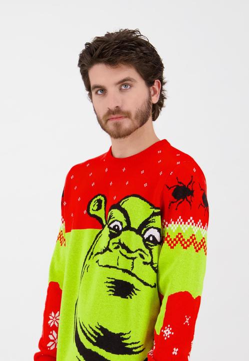 Image du produit Shrek Jumper de Noël tricoté (M)