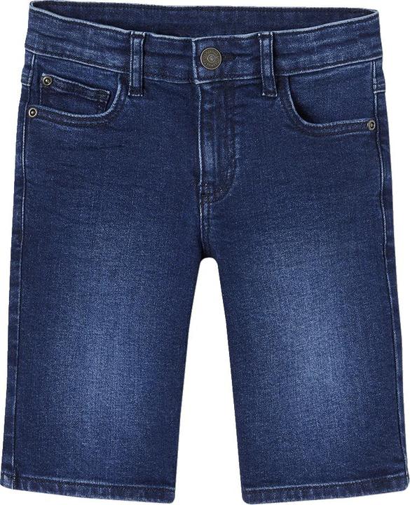 Vertbaudet Jungen Jeansshorts BASIC Oeko-Tex, Bundweite verstellbar