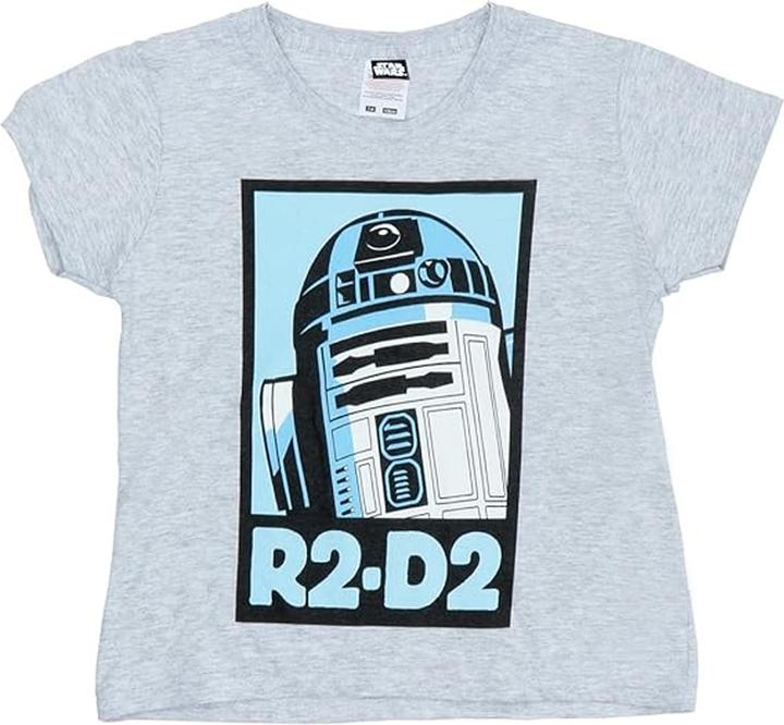 Immagine prodotto Star Wars Maglietta R2D2 Poster Heather (140, 146)