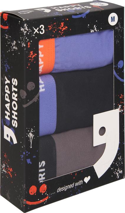 Image du produit Happy shorts Boxer Casual Confortable à porter (L, Lot de 3)