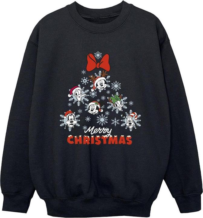 Actual product image Disney Boys Mickey Mouse And Friends Christmas Tree Sweatshirt (140, 146)