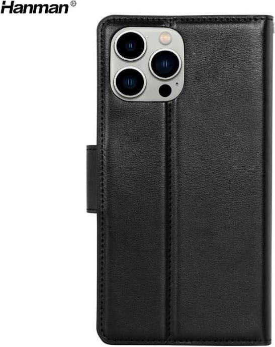 Image du produit Hanman Apple iPhone 7/8/SE 2020/SE 2022 - Mill Flip Case mit 3 Kartenfächern, schwarz (Apple iPhone 7, Apple iPhone 8, Apple iPhone SE (2ème génération), Apple iPhone SE (3ème génération))
