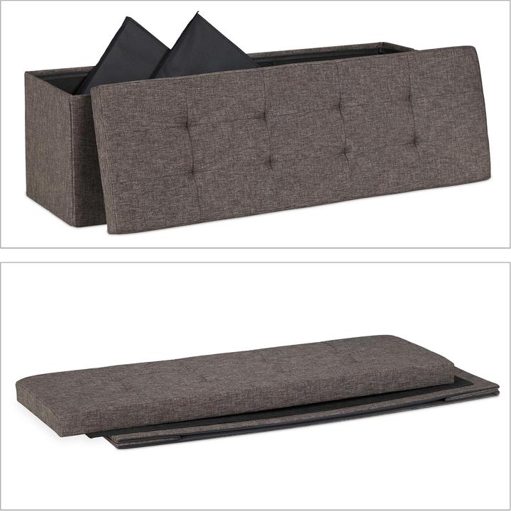 Image du produit Relaxdays Coffre-de-rangement (114 cm)