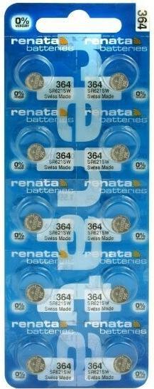 Immagine prodotto Renata 364 / SR621SW (10 pz., SR60, 19 mAh)