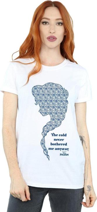 Immagine prodotto Disney Frozen Cold Maglietta Ampia Donna (XL)