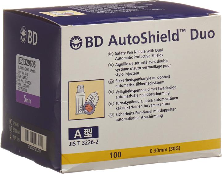 Produktbild BD Sicherheits-Pen-Nadel 5 mm (Pen Nadeln + Einmalkanülen)