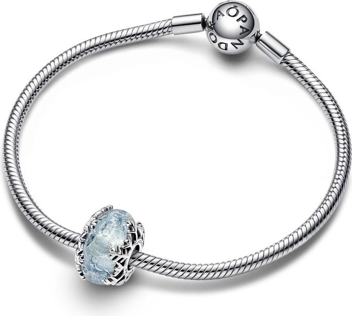 Actual product image Pandora Charm Murano Glass Snowflake (Sterling silver 925)