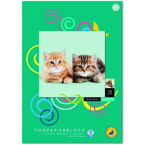 Produktbild Edition Dürer Tonpapierblock, 29,7 cm x 42 cm, weiss, 10 Blatt (130 g/m², 1 x)