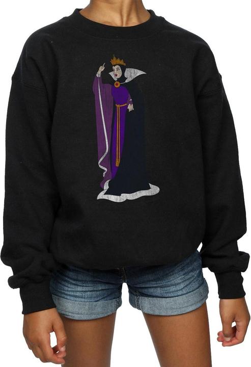Actual product image Disney Girls Snow White Classic Evil Queen Grimhilde Sweatshirt (116)