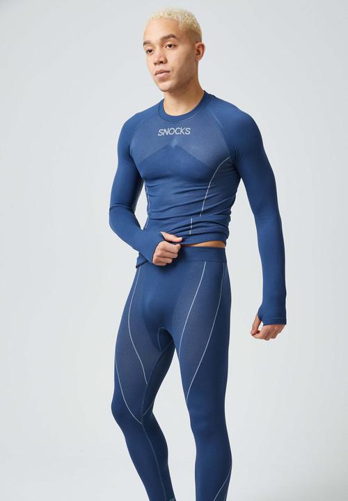 Immagine prodotto Snocks Biancheria intima termica da uomo con foro per il pollice (XL)