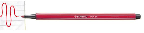 Immagine prodotto STABILO Penna 68 Pennarello premium (Rosso, Nero, Verde, Blu, Marrone, Giallo, Turchese, 6 x)