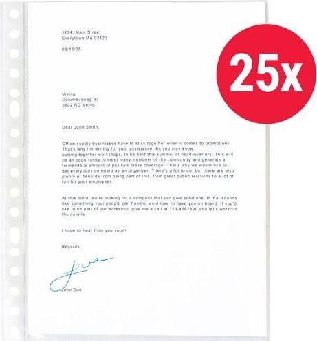 Actual product image Office Depot Brochure pockets (A5, 25 x)