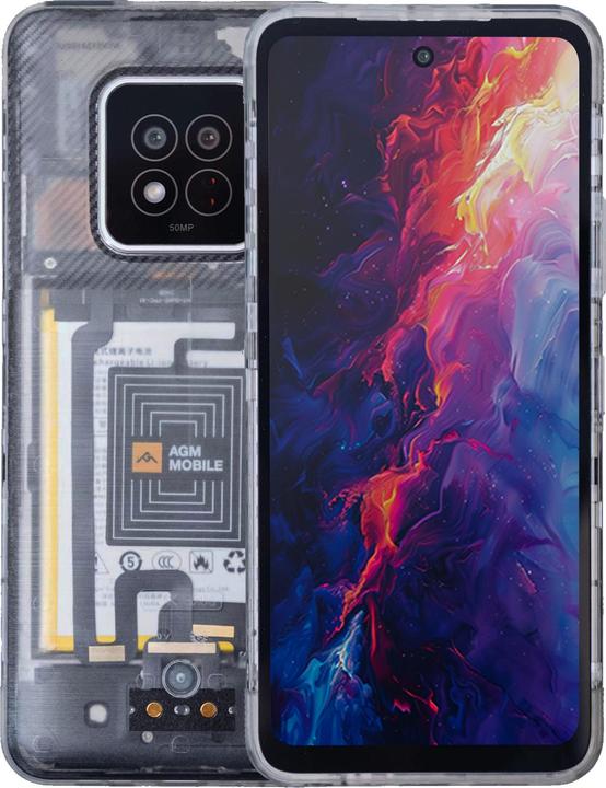 Produktbild AGM X6 Phantom 5G 8/128, tr (128 GB, Phantom, 6.78", Dual SIM, 50 Mpx, 5G)