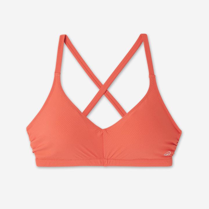 Produktbild Nabaiji Sportbikini Oberteil Damen strukturiert - Lila Simy terracotta (38)