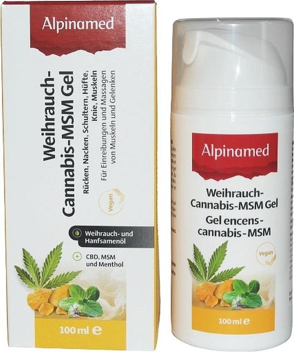 Image du produit Alpinamed Gel encens cannabis MSM gel (1 x, 100 ml, 161 g)