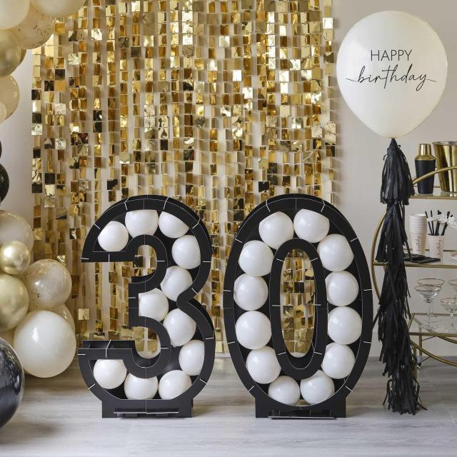 Produktbild Ginger Ray Support de ballons Mosaïque "30 ans"