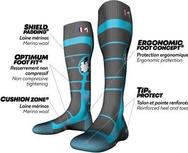 Produktbild Monnet Wooly ski kids socks (27 - 28)