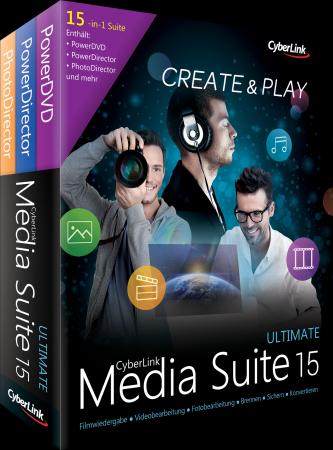 Produktbild CyberLink Media Suite 15 Ultimate (1 User, unbegrenzt)