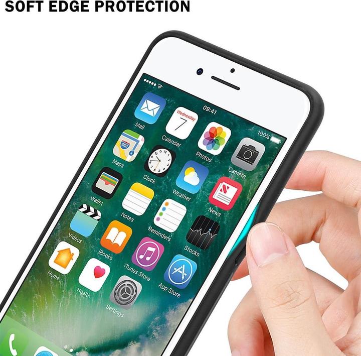 Produktbild Cadorabo TPU Gestreiftes Glas Cover (Apple iPhone 7, Apple iPhone SE (2nd Gen))
