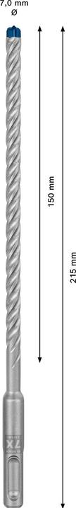Actual product image Bosch Professional Zubehör EXPERT SDS plus-7X hammer drill, 7 x 150 x 215 mm (7 mm)