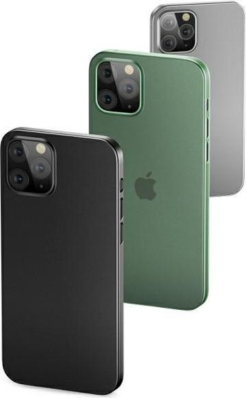 Actual product image Usams Case Gentle iPhone 12 Pro Max 6.7" biały/transparent white IP12PMQR02 (US-BH610) (Apple iPhone 12 Pro Max)
