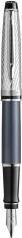 Actual product image Waterman Fountain pen Expert DeLuxe Grey C.C. (M-blue) (Grey, Silver, 1 x)