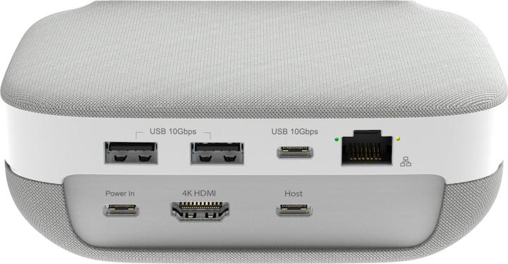 Actual product image j5Create USB-C 4K Speakerphone Dock, Wired, USB 3.2 Gen 1 (3.1 Gen 1) Type-C, 100 W, 10,100,1000 Mbi