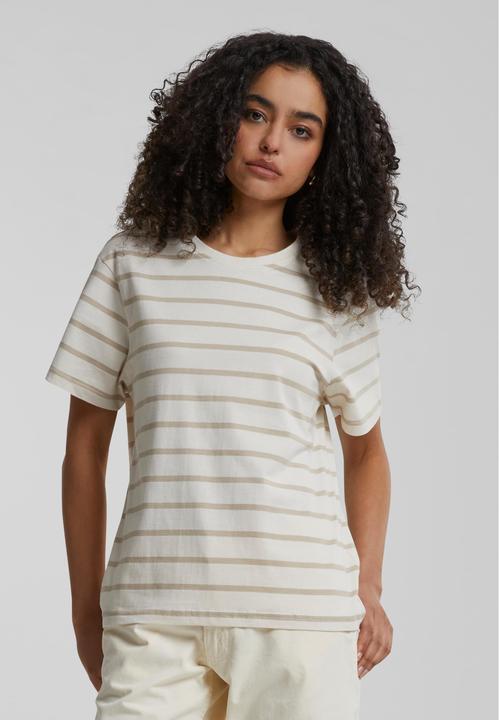 Actual product image Urban Classics Ladies Striped Boxy Tee - 137791 (M)