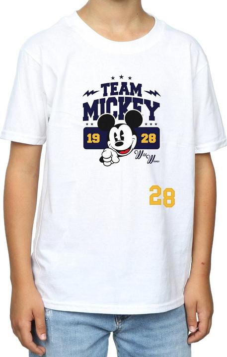Actual product image Disney Boys Mickey Mouse Team Mickey T-Shirt (116)