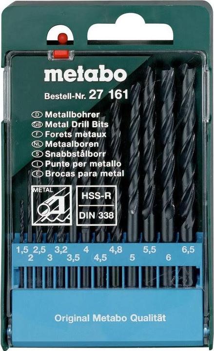 Produktbild Metabo HSSRBohrerkassette teilig (1,5 mm - 6,5 mm)