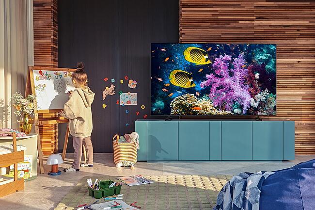 Actual product image Samsung QE85Q60A (85", Q60A, QLED, 4K, 2021)