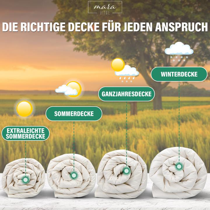 Produktbild Mara Vital Hanfdecke (135 x 200 cm)