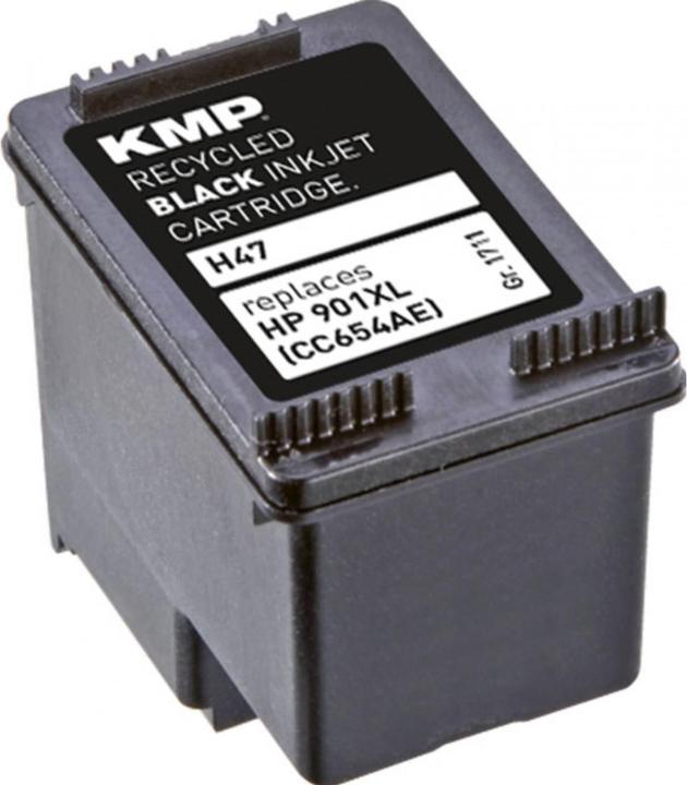 Image du produit KMP H47 Cartouche d'encre compatible avec HP CC 654 AE No. 901XL (CF)