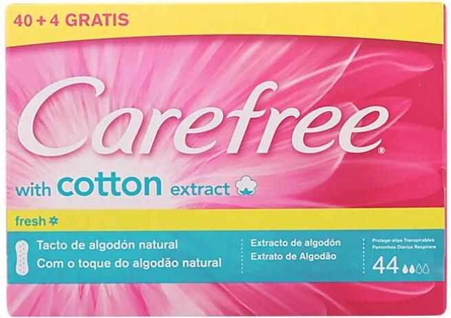 Image du produit Carefree Sans souci, Comfort 3D, inserts hygiéniques, 44 pièces (44 x, Panty liners)