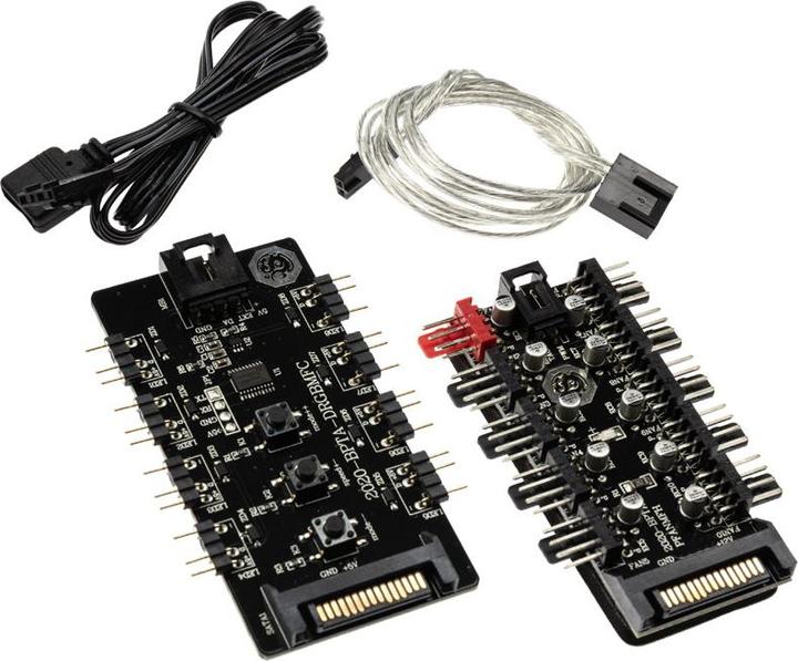 Actual product image Bitspower Notos 120mm ARGB fan (120 mm, 1 x)