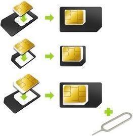 Immagine prodotto Muvit Adaptateur Carte Sim Nano/Mini/Normal