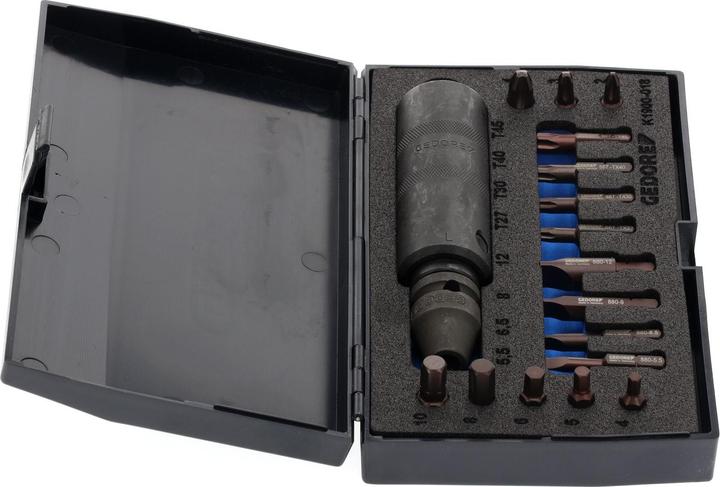 Produktbild Gedore K 1900-018 Schraubenlösersatz 1/2", 18-teilig