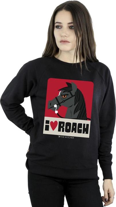Immagine prodotto Netflix The Witcher I Heart Roach Felpa Donna (M)