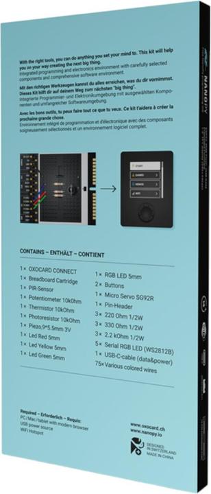 Actual product image Oxon Oxocard Connect Innovator Kit Developer Board
